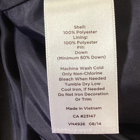 Talbots Womens Down Filled Puffer Vest Size L Gilet Multicolor Lined Plaid - Picture 5 of 13